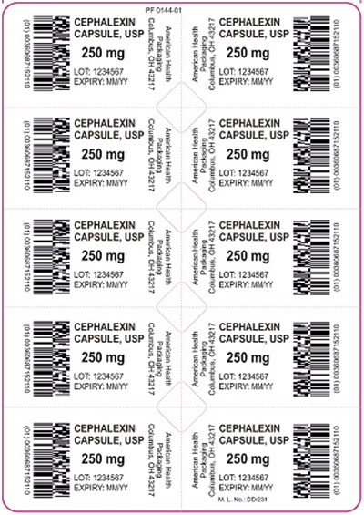 250 mg Cephalexin Capsule Blister